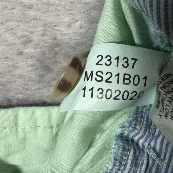 Peter Millar Shorts Mens 36‎ Seaside MS21B01 Stretch Chino Lightweight Poplin - Picture 10 of 11